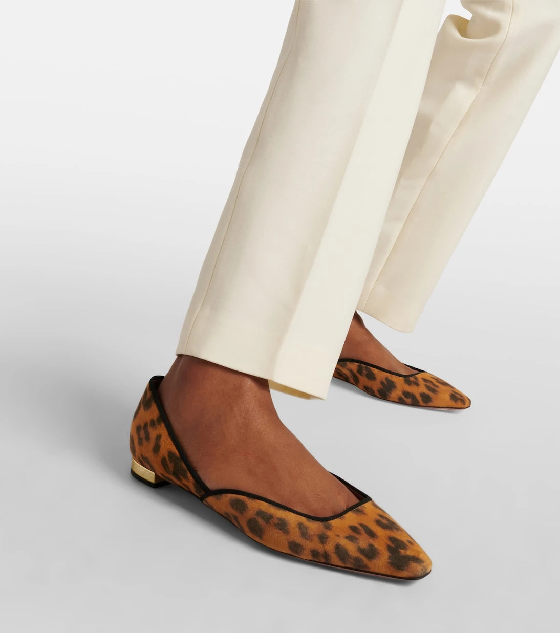 Aquazzura - Maia Flay leather ballet flats