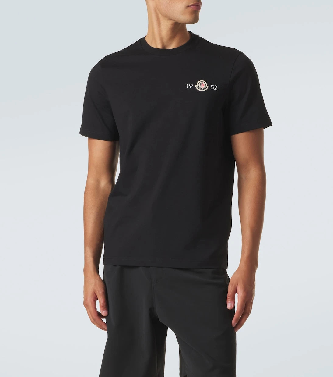 Moncler - Cotton-blend jersey T-shirt