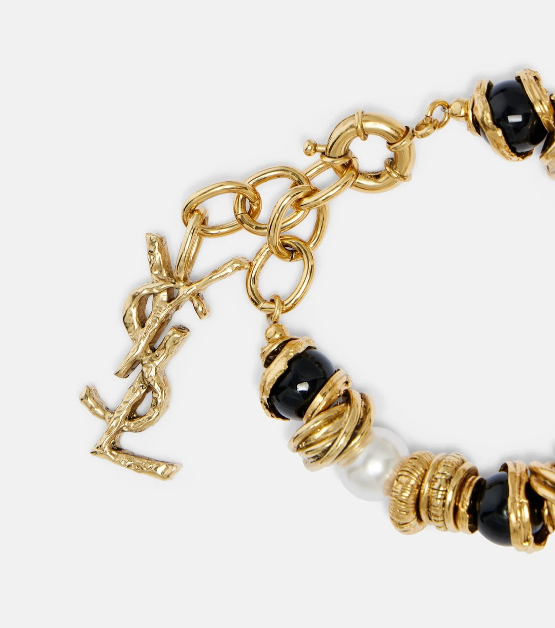 Saint Laurent - Loulou embellished bracelet