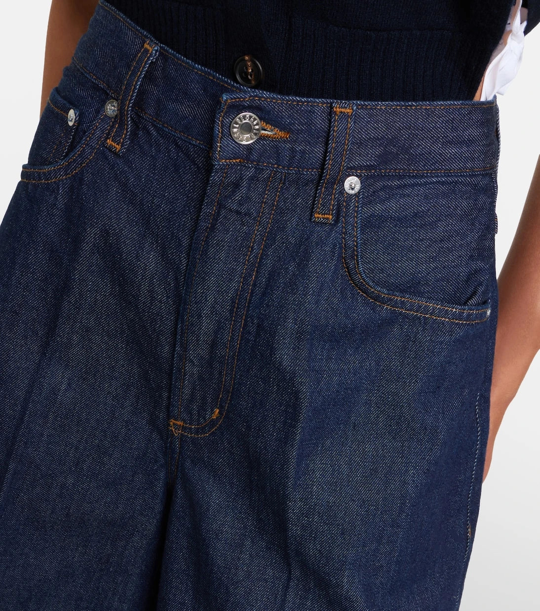 Agolde - Nolan denim Bermuda shorts
