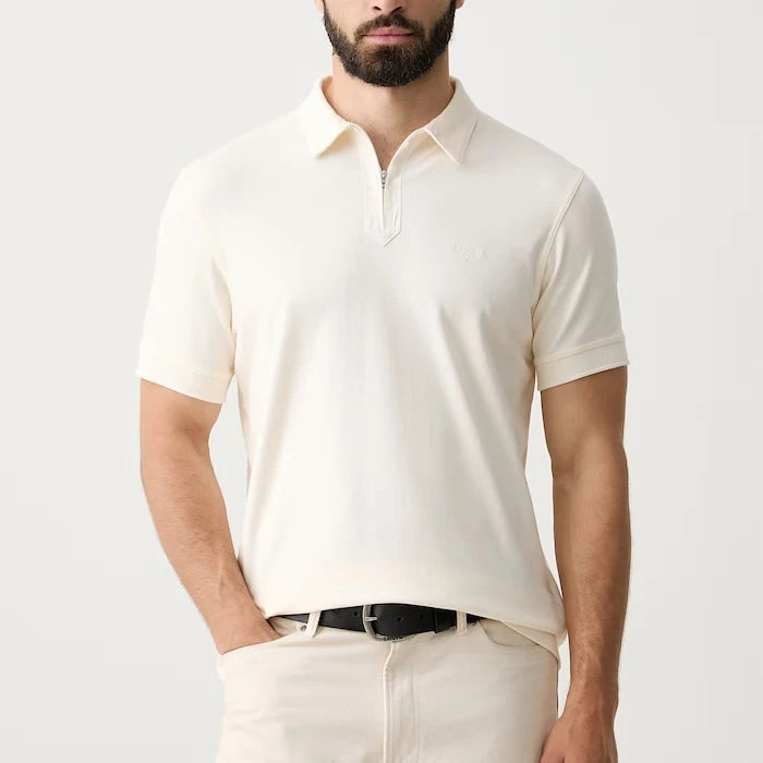 Barbour тениска с яка мъжка от памук Crakehall