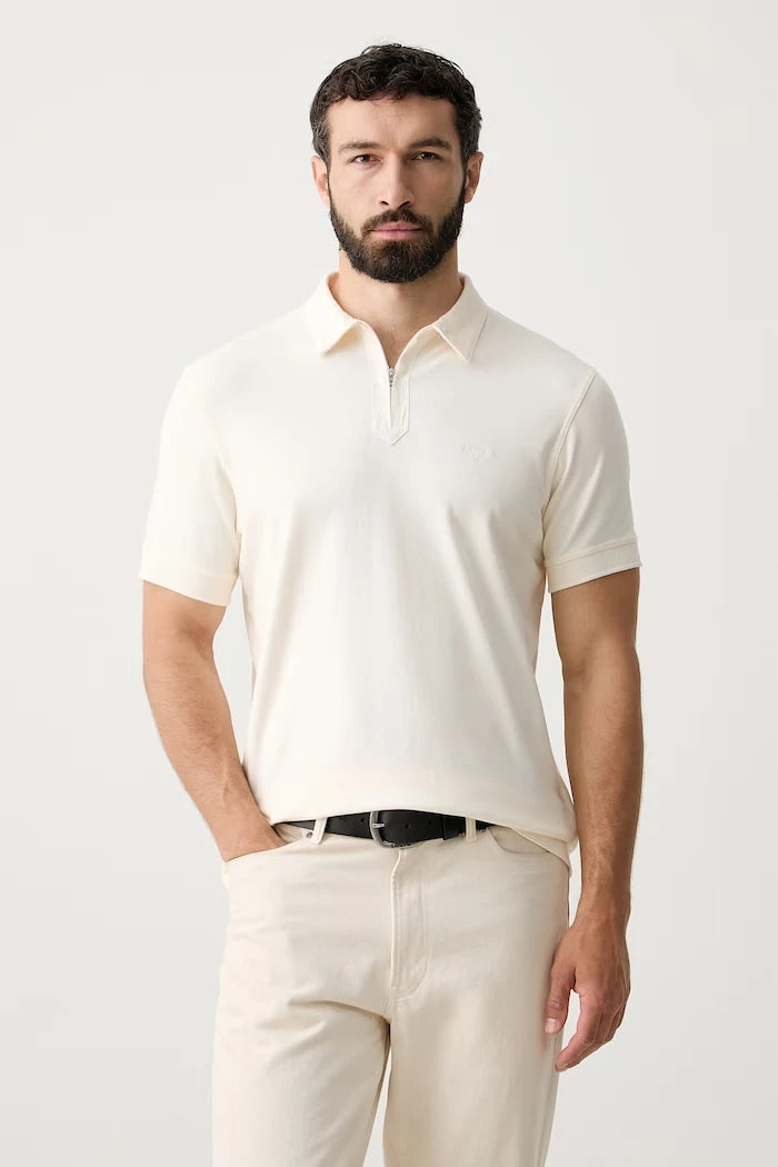 Barbour тениска с яка мъжка от памук Crakehall