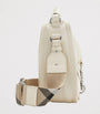 Burberry Small Calf Leather B Clip Messenger Bag