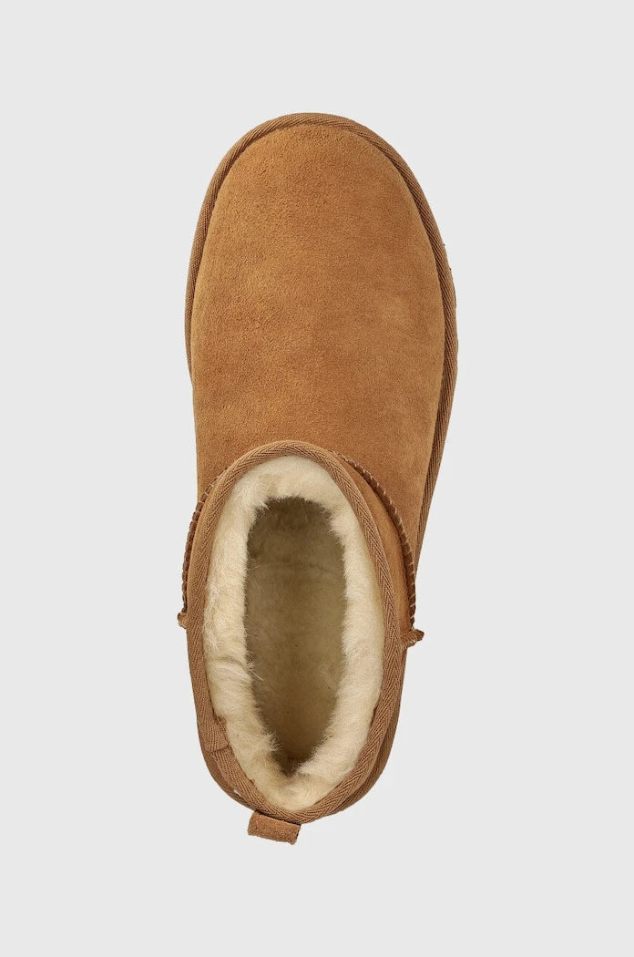 UGG Велурени апрески Classic Ultra Mini