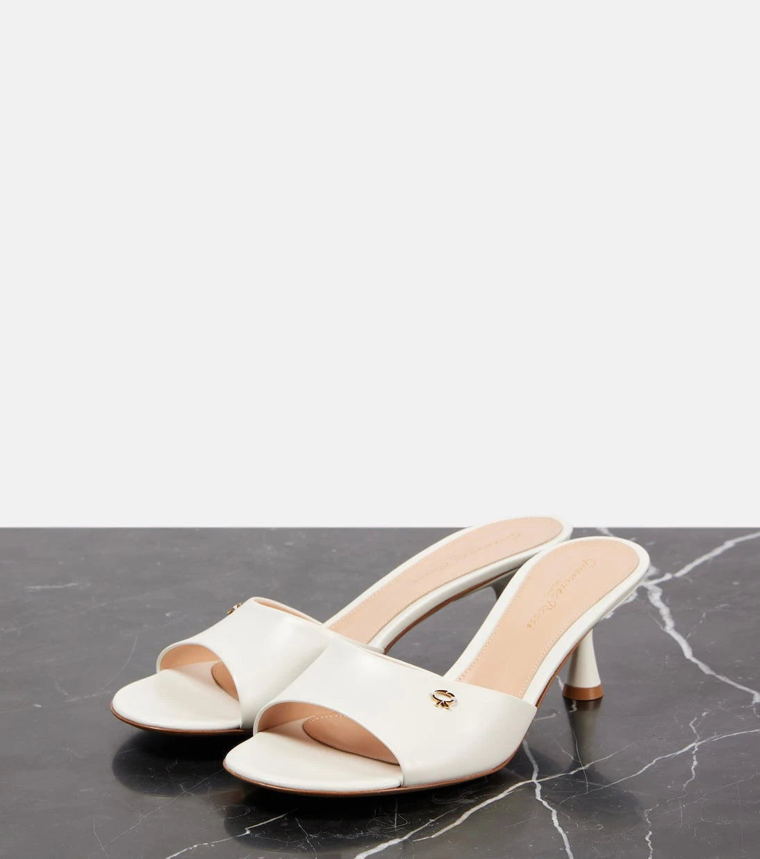 Gianvito Rossi - 55 leather mules