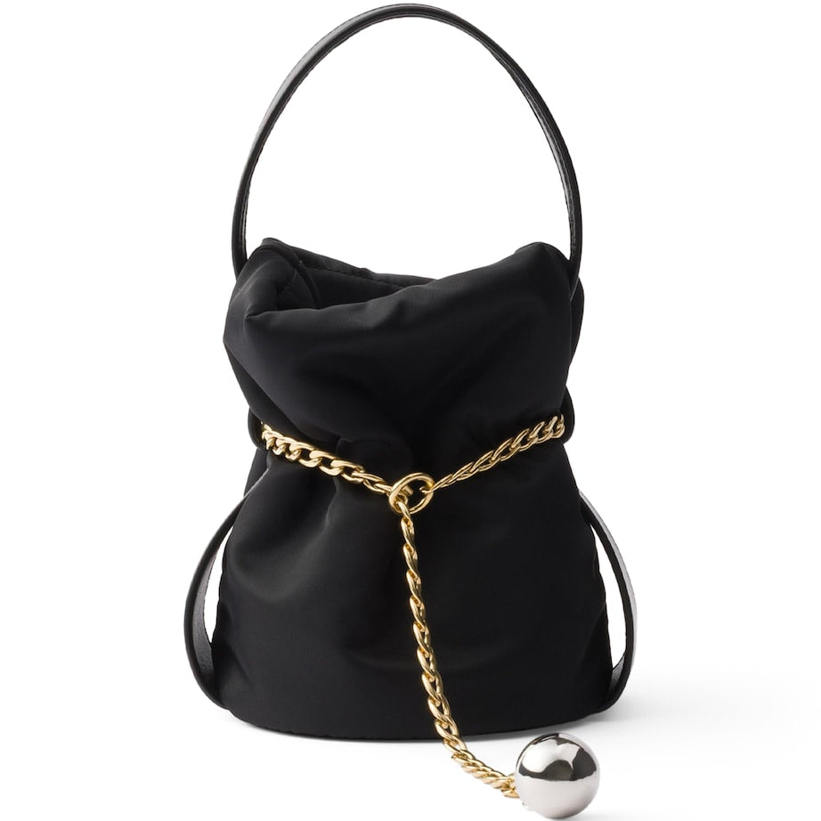 Prada Black Mini Re-Nylon Bucket Bag