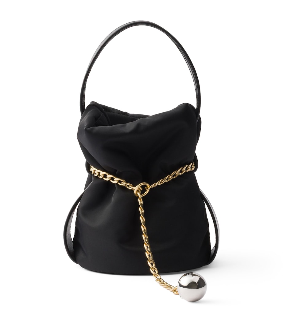 Prada Black Mini Re-Nylon Bucket Bag