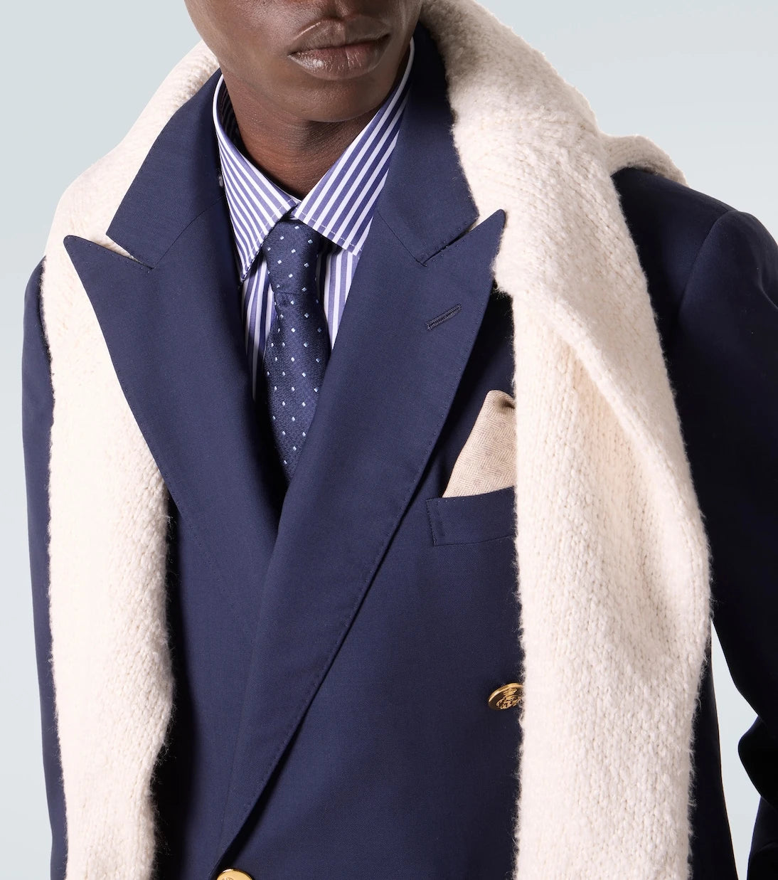 Ralph Lauren Purple Label - Gregory kruvaze yün blazer ceket