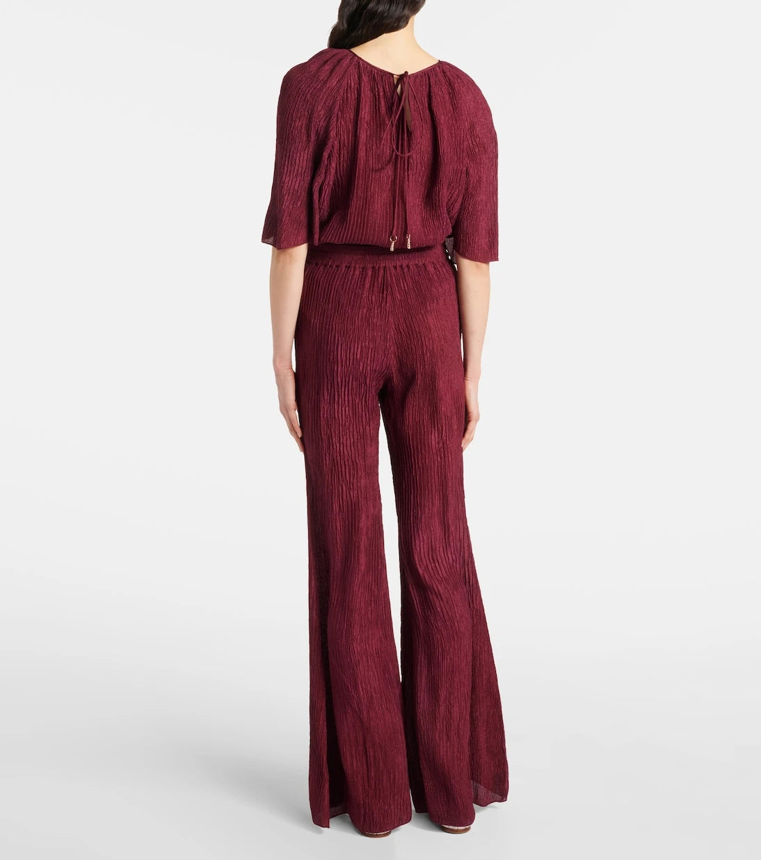 Gabriela Hearst - Claude silk flared pants