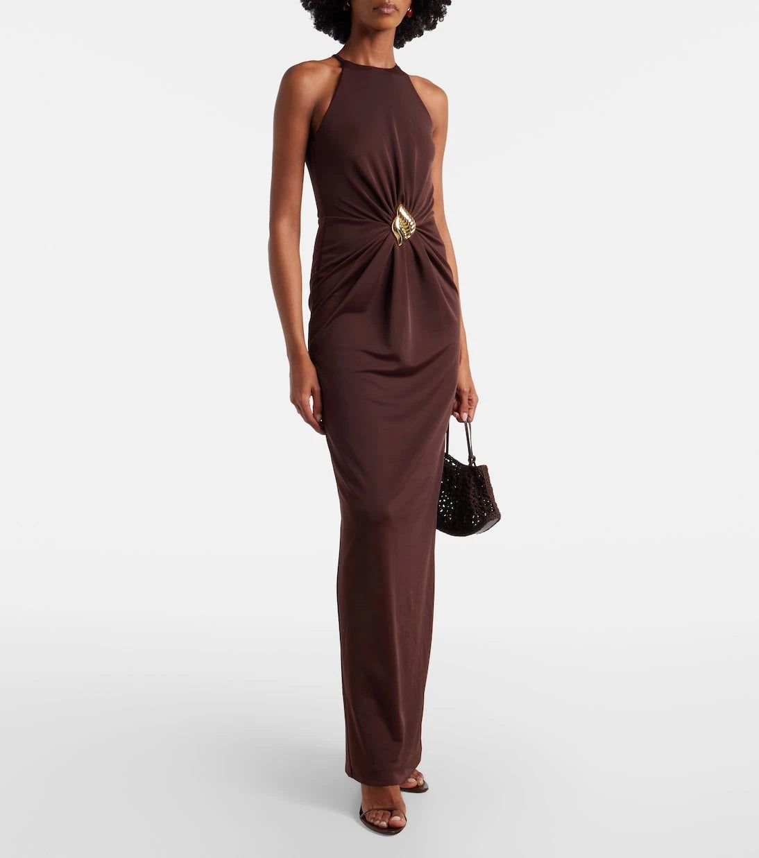 Rebecca Vallance - Isla halterneck maxi dress