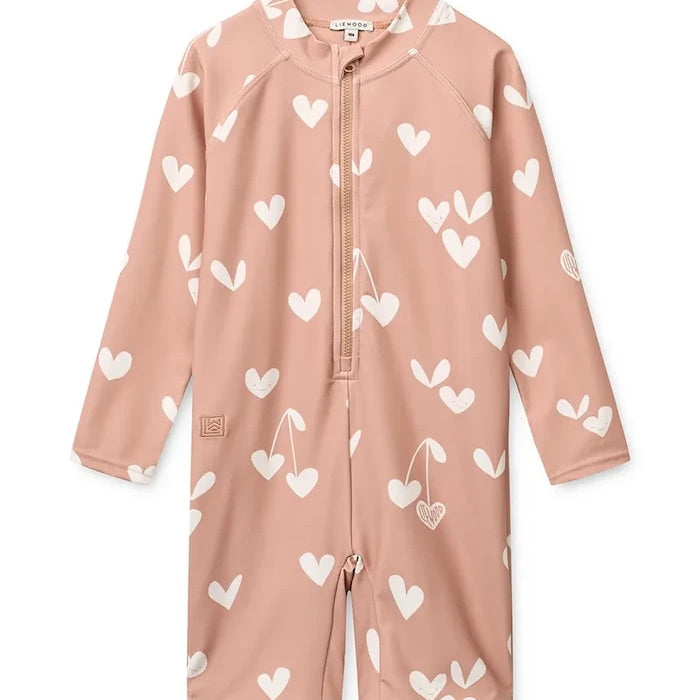 Liewood Çocuklar İçin Max Printed LS Swim Jumpsuit