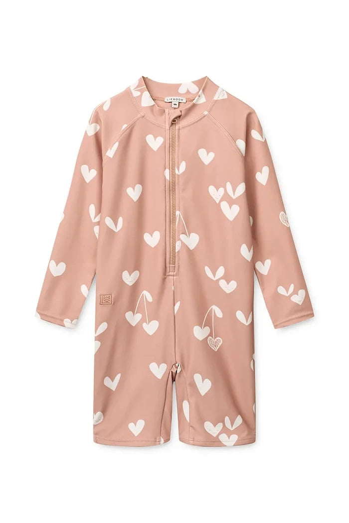 Liewood Çocuklar İçin Max Printed LS Swim Jumpsuit
