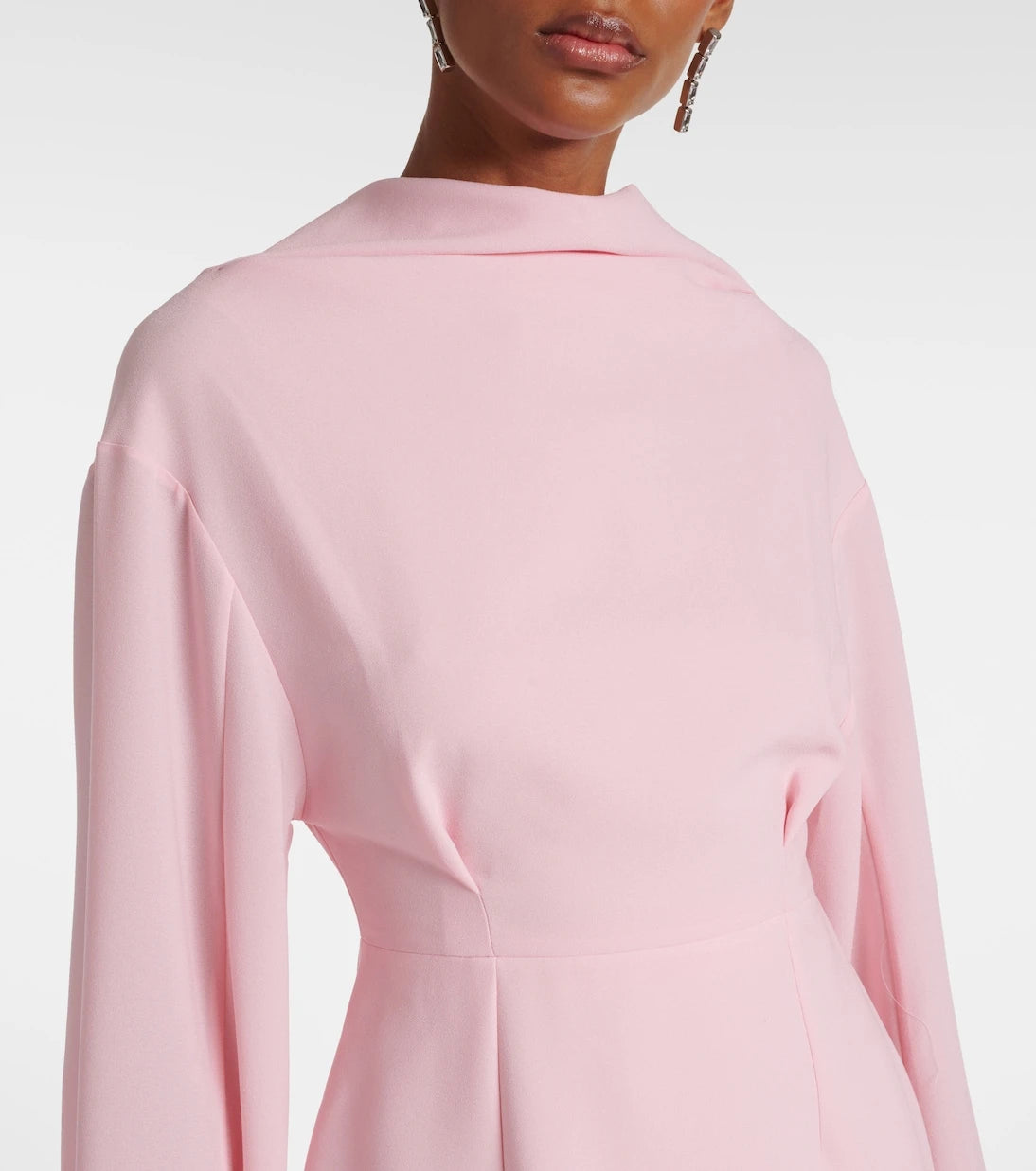 Roksanda - Nour draped crêpe midi dress