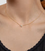Piaget Rose Gold and Diamond Rose Pendant Necklace