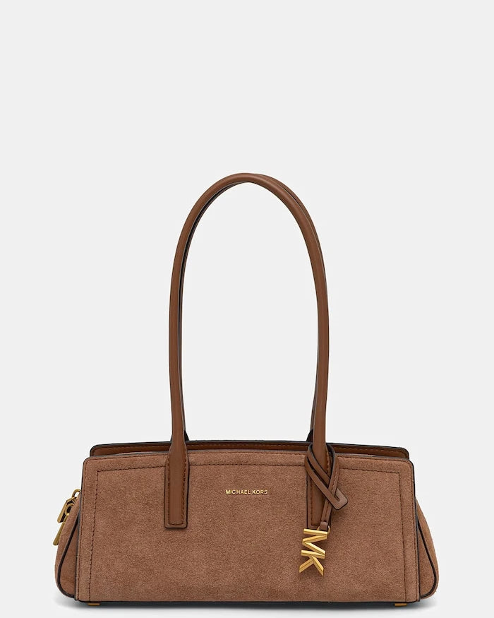 MICHAEL Michael Kors чанта тип багета дамска от велур LAILA