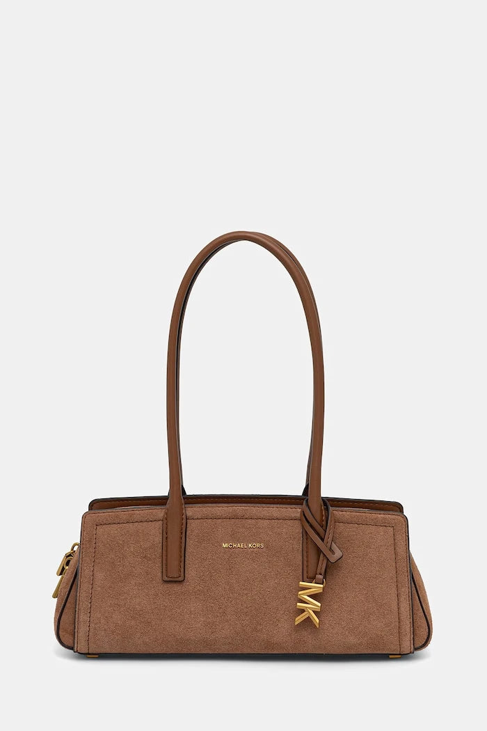 MICHAEL Michael Kors LAILA süet kadın baget çanta