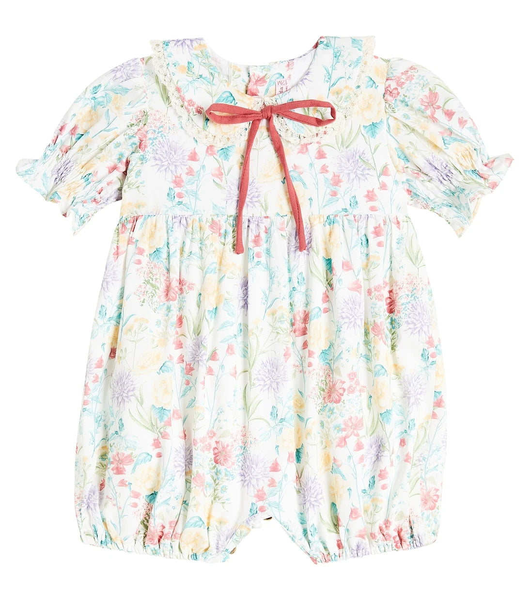La Coqueta - Baby Eloisa printed cotton playsuit