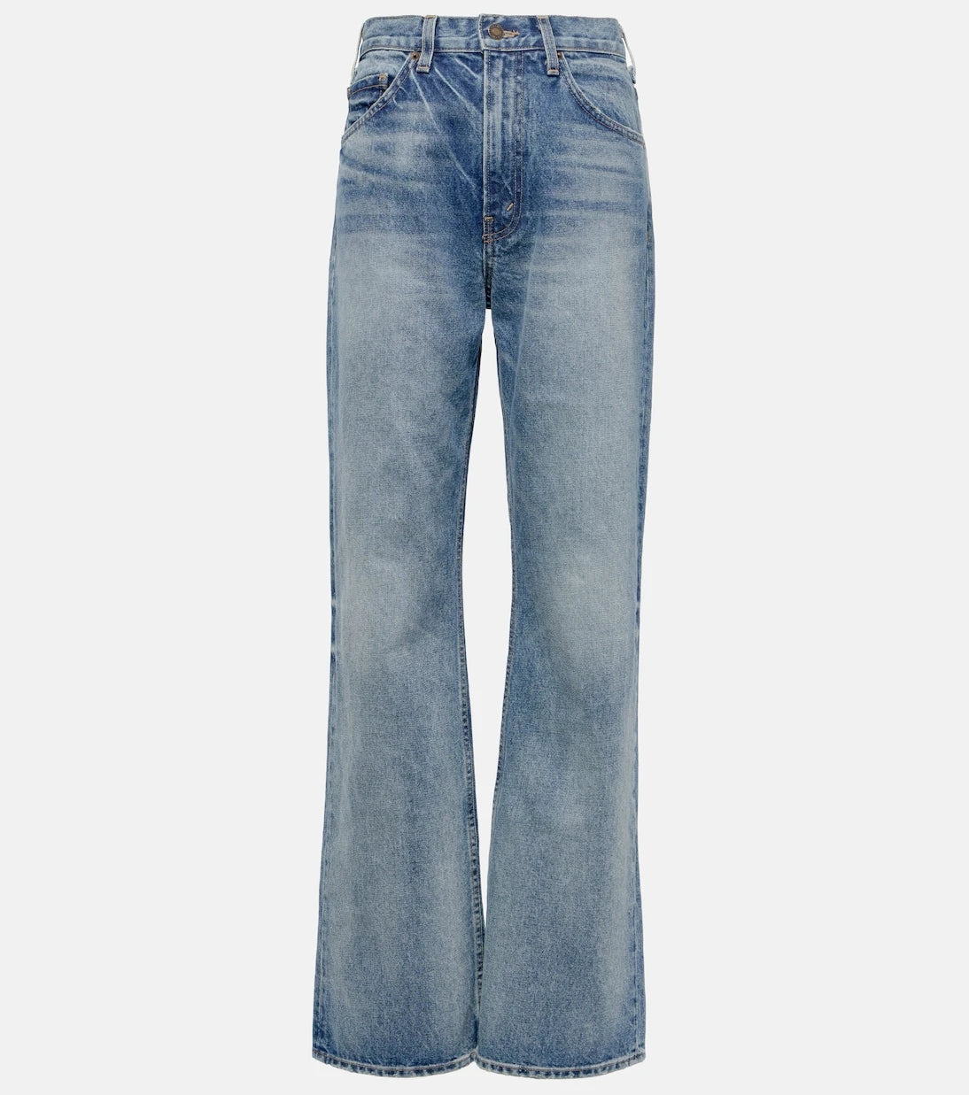 Nili Lotan - Mitchell low-rise wide-leg jeans