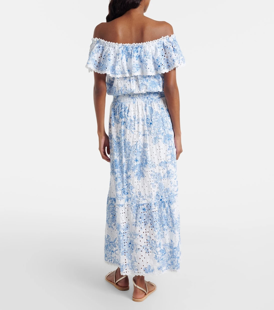 Melissa Odabash - Larna printed cotton midi dress