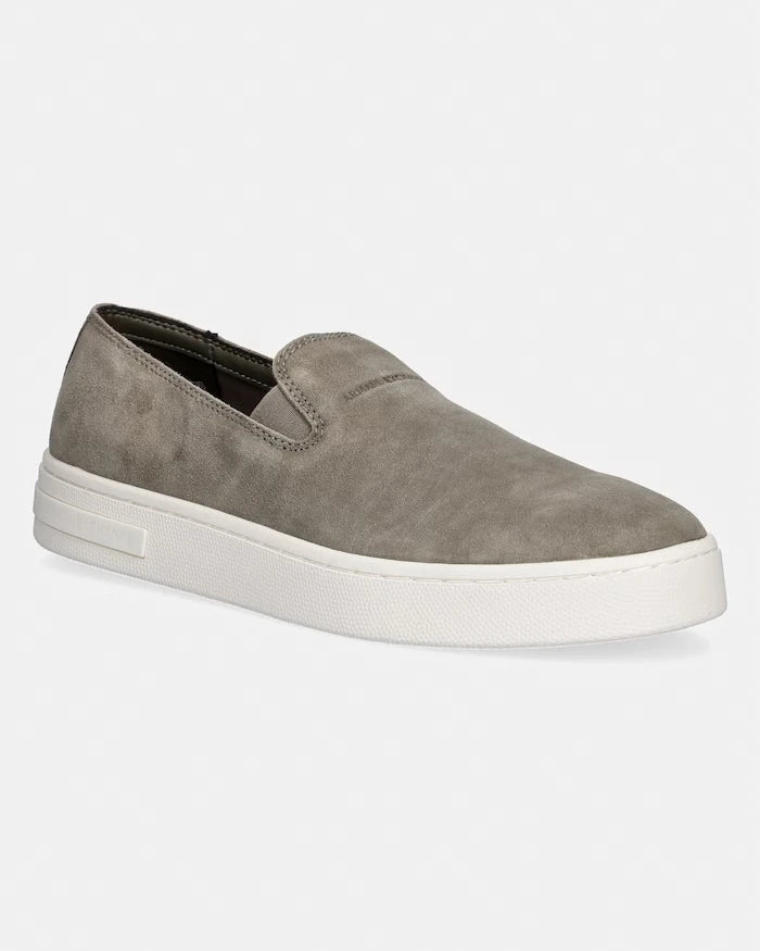 Armani Exchange erkek süet mokasen