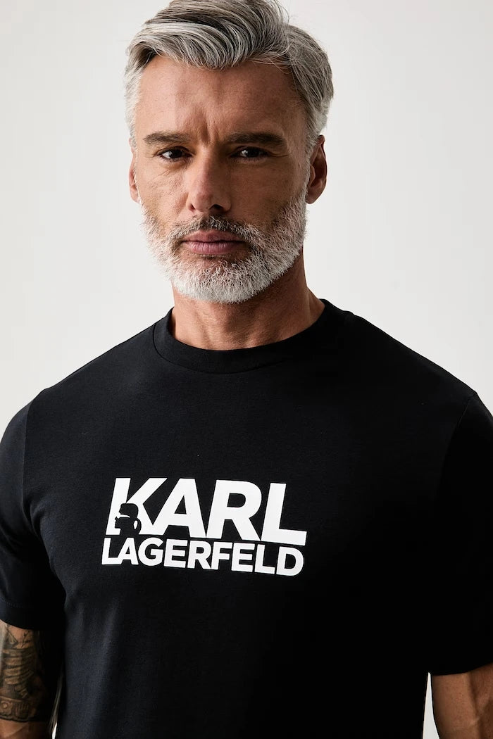 Karl Lagerfeld erkek pamuk elastan tişört