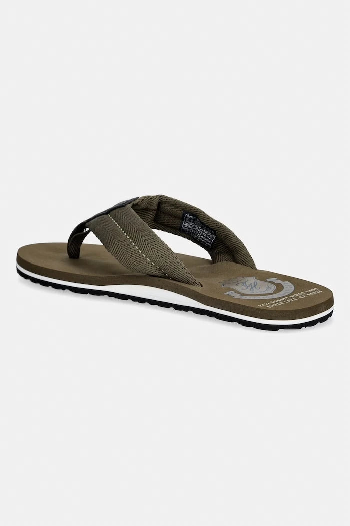 Tommy Hilfiger Erkek Parmak Arası Terlik PATCH HILFIGER BEACH SANDAL