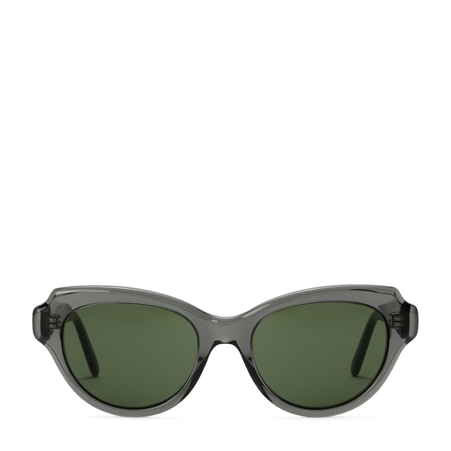 Grey Acetate Swan Slim Sunglasses