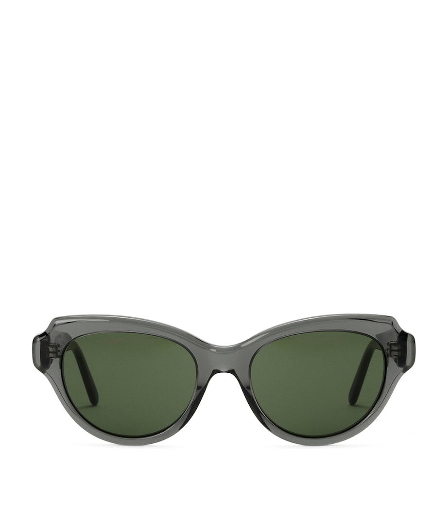 Grey Acetate Swan Slim Sunglasses