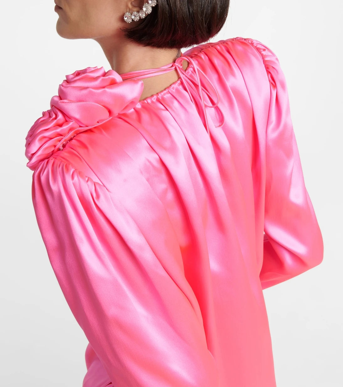 Magda Butrym - Embellished silk blouse