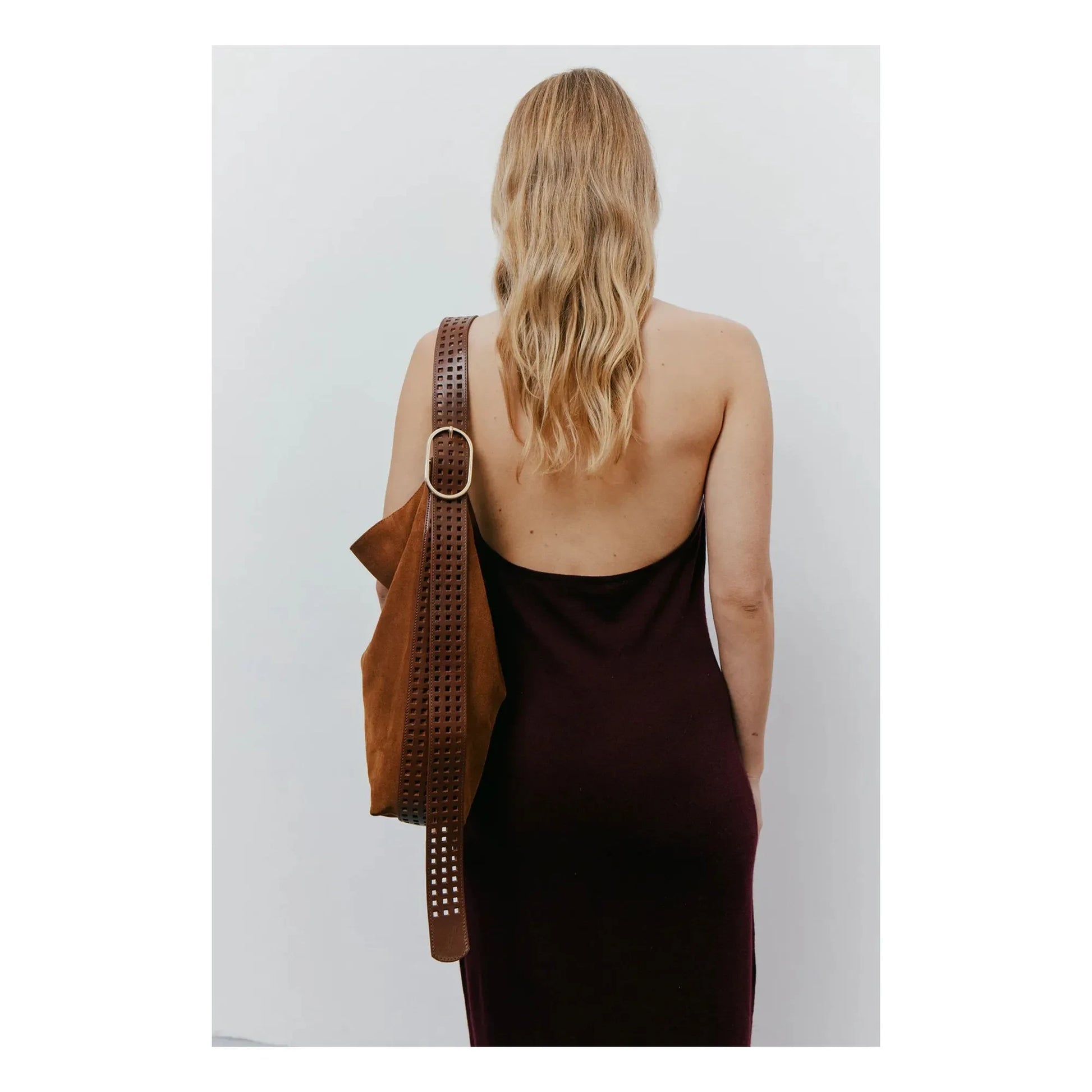 herbert frère soeur - Le Enzo Cran Bag Leather crust | Camel