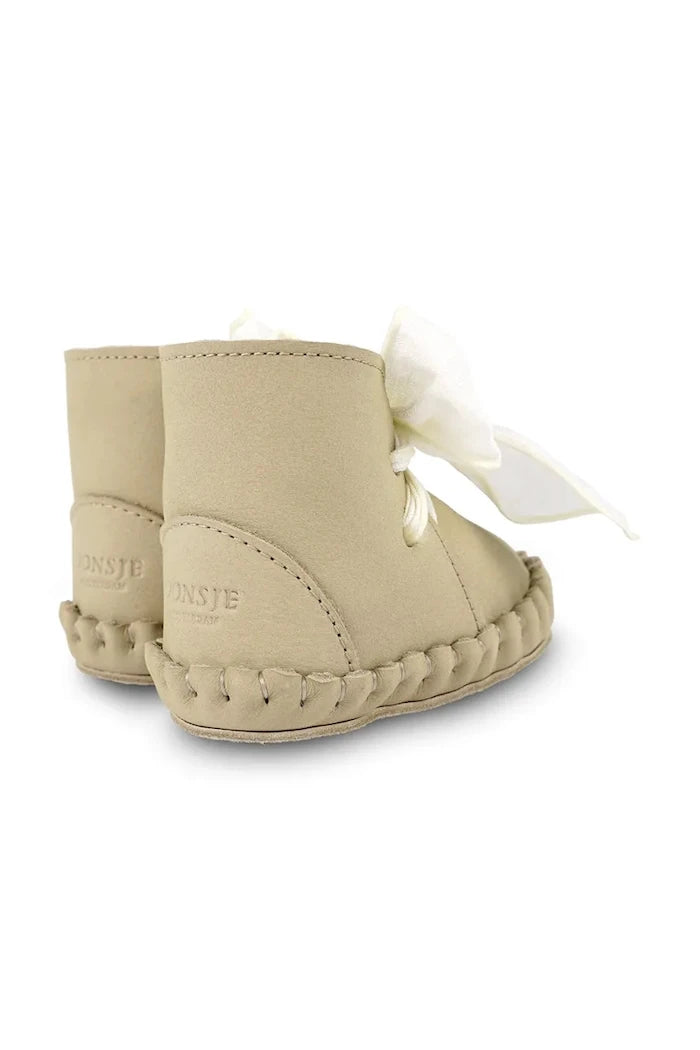 Бебешки кожени обувки Donsje Pina Organza Booties
