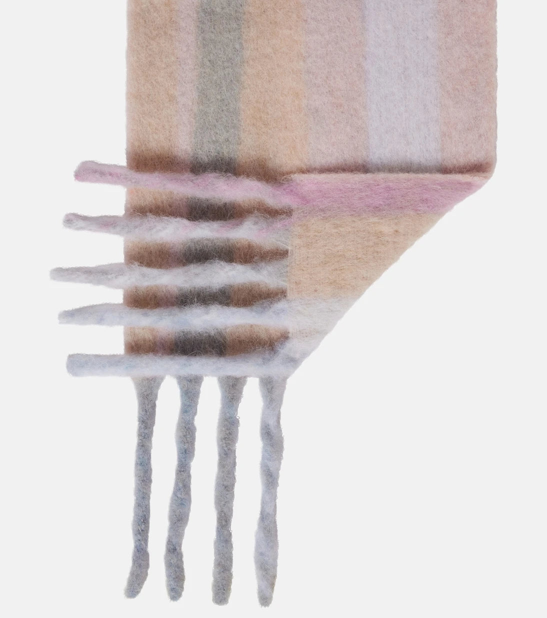 Loewe - Striped alpaca and wool-blend scarf