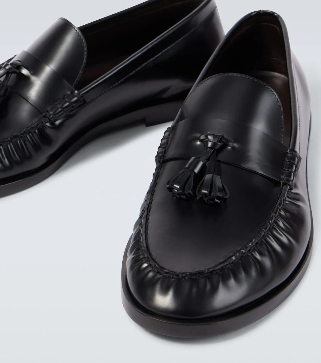 The Row - Polished leather loafers