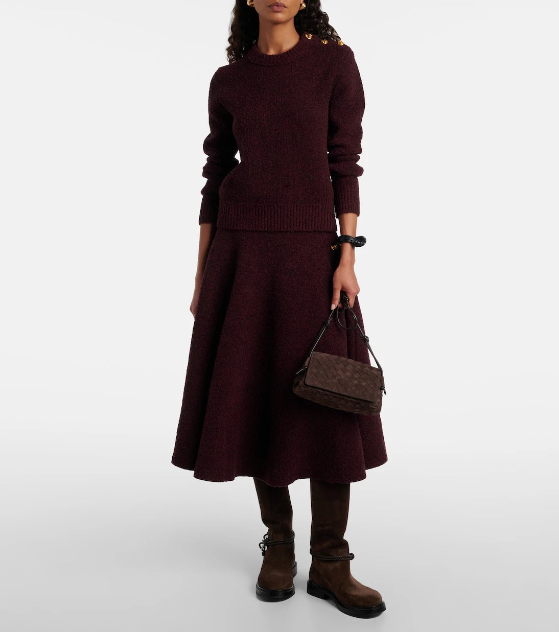 Bottega Veneta - James Knot suede knee-high boots