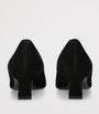 Roger Vivier Black Suede Belle Vivier Trompette Pumps 45