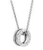 White Gold and Diamond B.zero1 Necklace