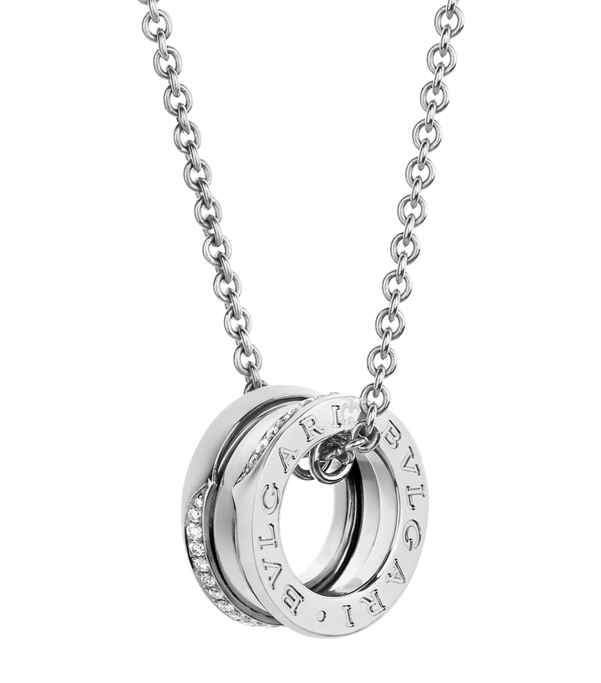 White Gold and Diamond B.zero1 Necklace