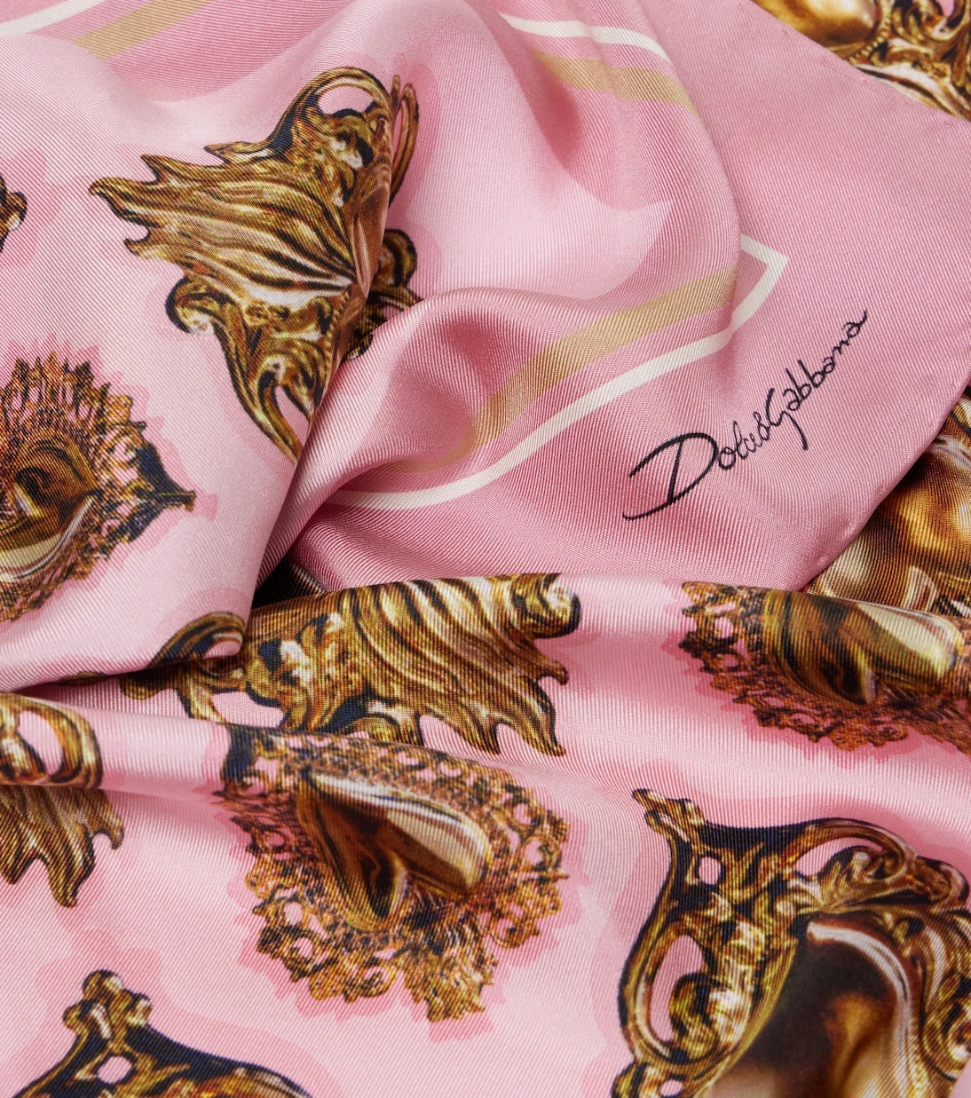 Dolce&Gabbana - Printed silk scarf