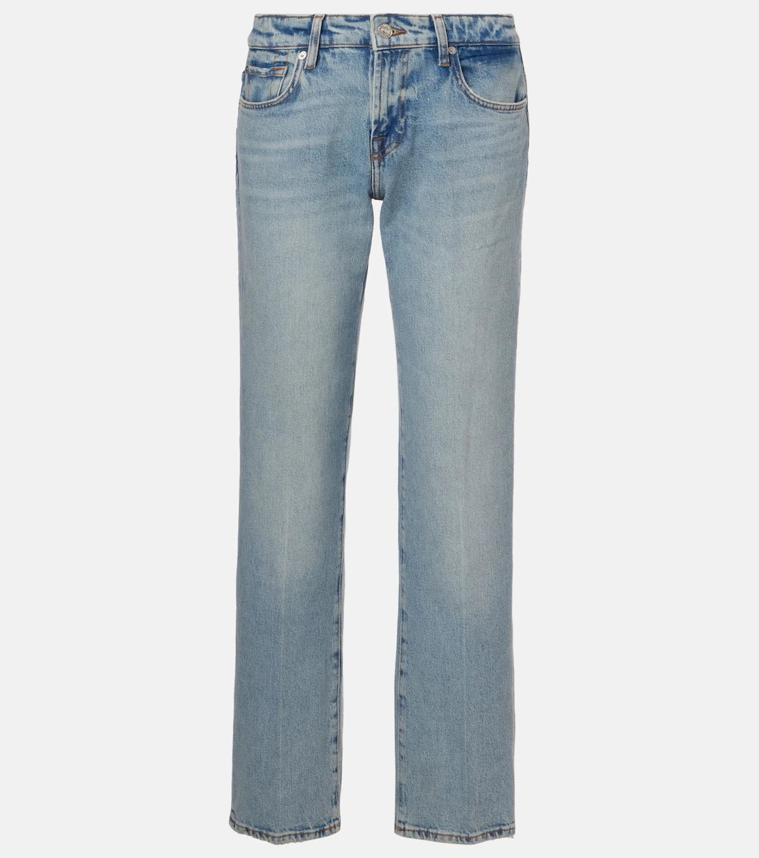7 For All Mankind - Calle low-rise straight jeans