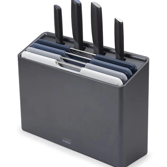 Joseph Joseph Folio Plus Organizerda Bıçak ve Kesme Tahtası Seti 32 x 10 x 23 cm (9 Parça)