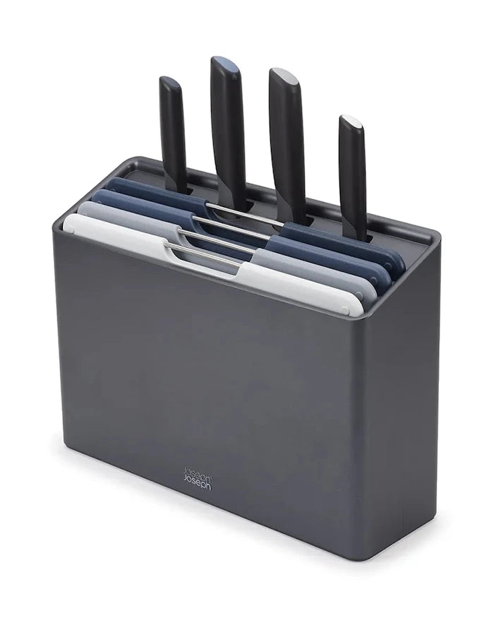 Joseph Joseph Folio Plus Organizerda Bıçak ve Kesme Tahtası Seti 32 x 10 x 23 cm (9 Parça)