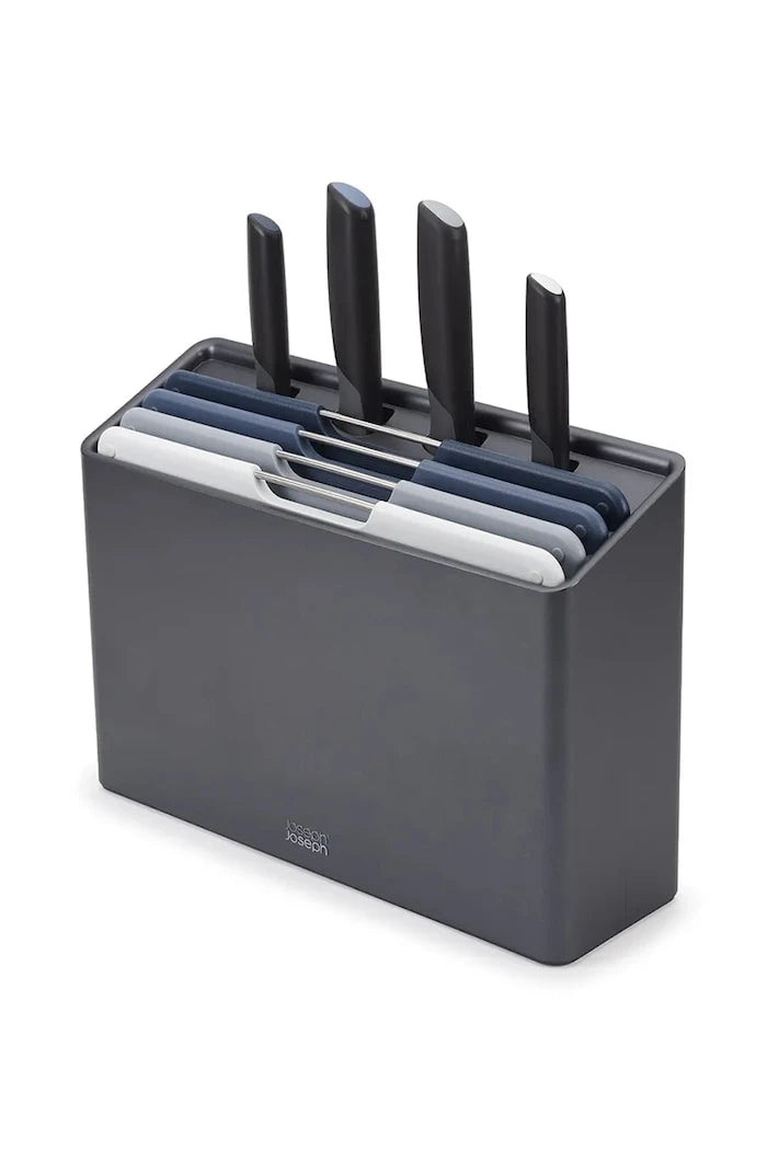 Joseph Joseph Folio Plus Organizerda Bıçak ve Kesme Tahtası Seti 32 x 10 x 23 cm (9 Parça)