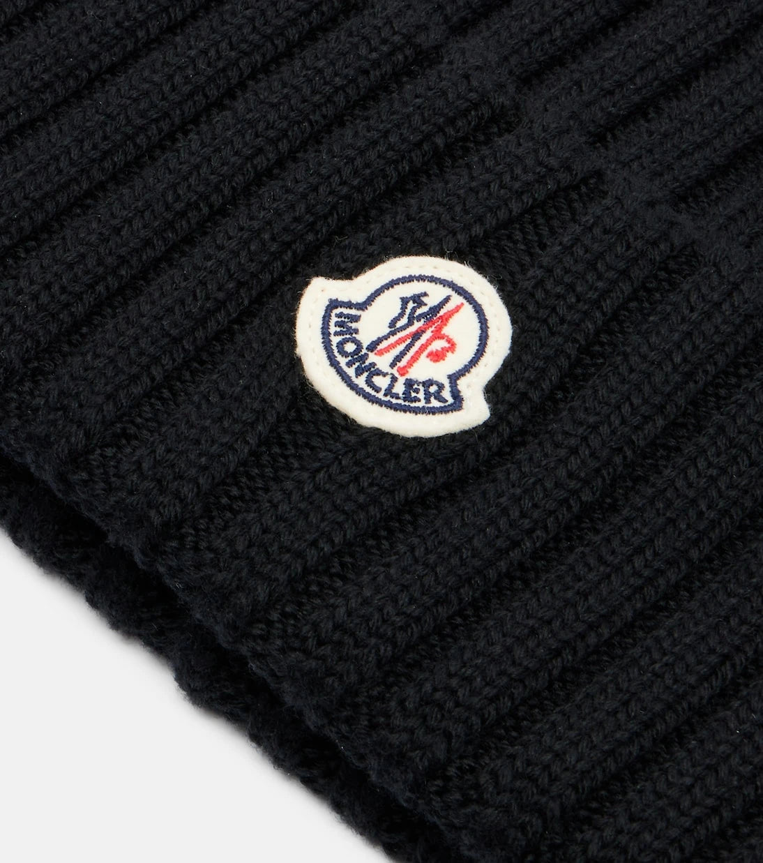 Moncler - Ribbed-knit virgin wool beanie