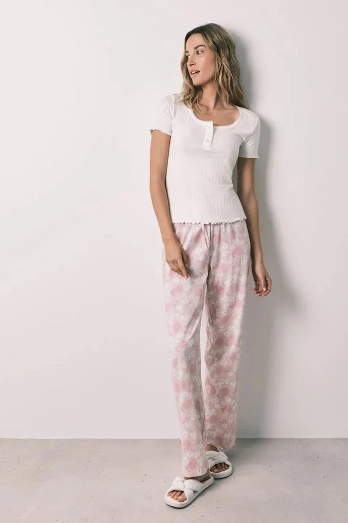 women'secret iki parçalı pamuklu kadın pijama seti