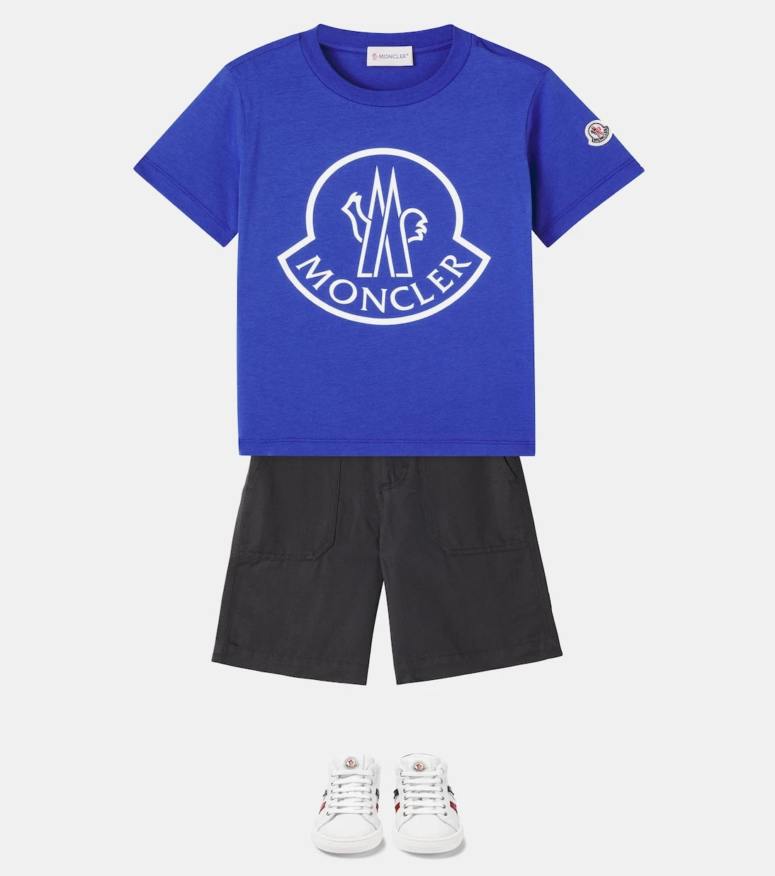 Moncler Enfant - Logo cotton jersey T-shirt