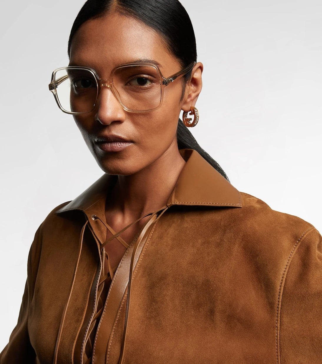 Gucci - Optical Native GG square glasses
