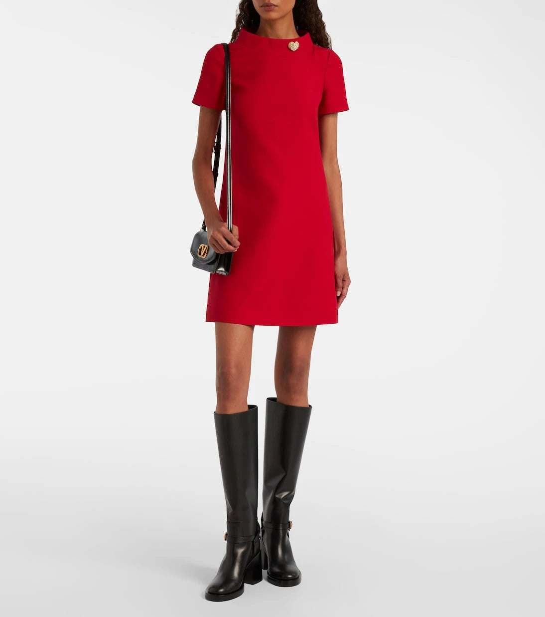 Valentino Garavani - VLogo leather knee-high boots