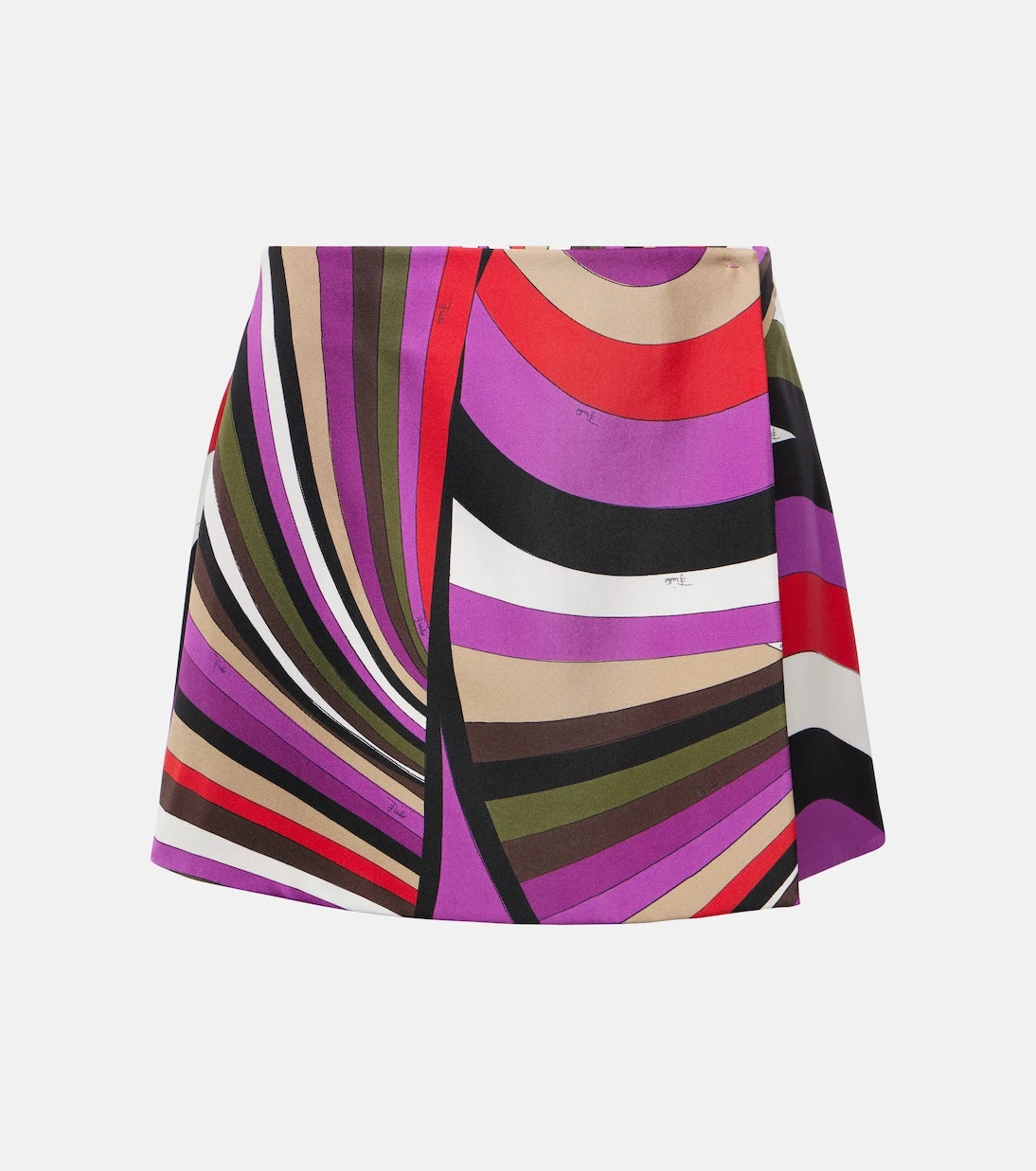 Pucci - Iride silk miniskirt