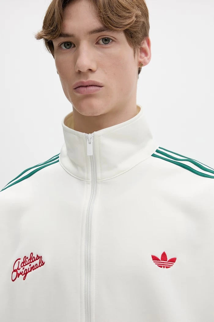 adidas Originals fermuarlı erkek pamuklu sweatshirt