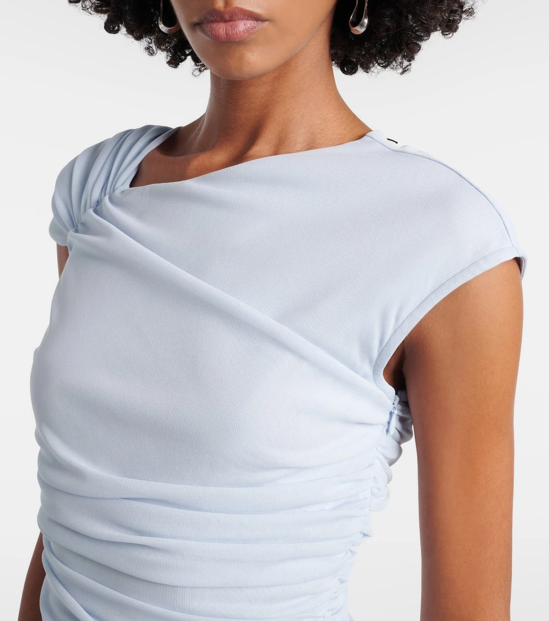 Rotate - Asymmetric draped maxi dress